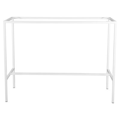 Metal stand bar base white matte TS925 p type for 140Χ60 Surface