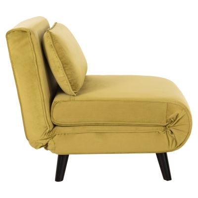 ARMCHAIR-BED BRAXTON HM8425.23 OLIVE GREEN VELVET 78x88x78Hcm.
