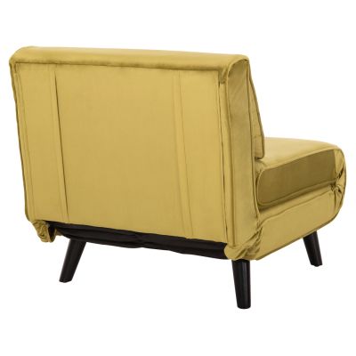 ARMCHAIR-BED BRAXTON HM8425.23 OLIVE GREEN VELVET 78x88x78Hcm.