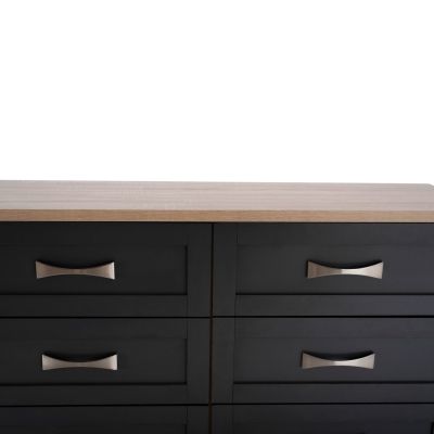 Скрин с 6 чекмеджета- Sonama-Grey- 120x40x76см