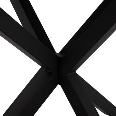 DINING TABLE SYNTEC HM9308.03 SINTERED STONE TOP GREY METAL LEGS 160x90x75Hcm.