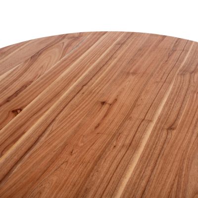 DINING TABLE FRANTZ HM9388.01 SOLID MINDI NATURAL ROUND D120Χ78H cm