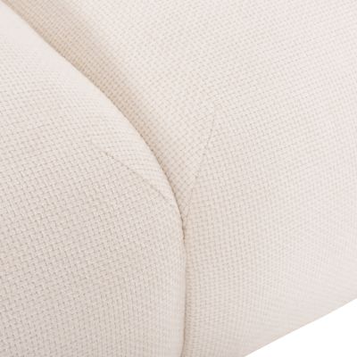 ЪГЛОВ ДИВАН (ЛЯВ) В  БЯЛА ДАМАСКА 110-282x98-160x72Hсм.