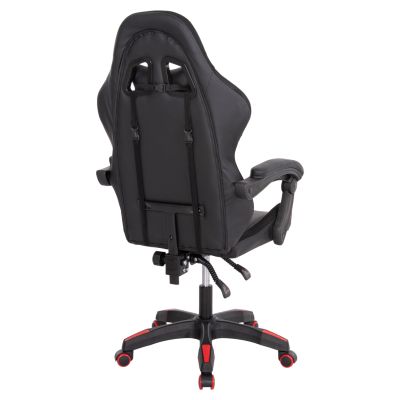 GAMING ARMCHAIR DARREN HM1203.01 BLACK-RED PVC 58.5x100x120Hcm.