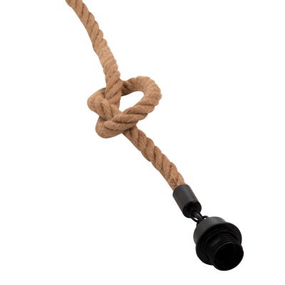 CEILING PENDANT LAMP HM4042 ROPE 1M LONG AND 1.6cm THICK-E27 SOCKET