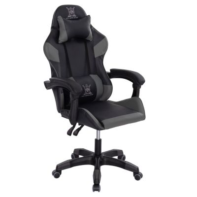 GAMING ARMCHAIR DARREN HM1203.10 BLACK-GREY PVC 60x60x120Hcm.