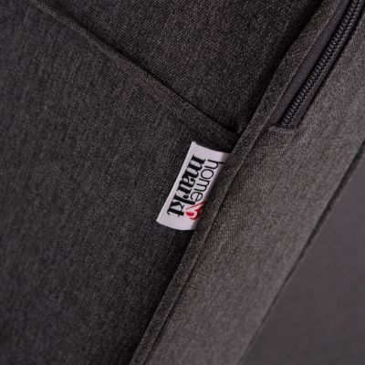 SUNLOUNGER CUSHION AKINO HM21095.02 OLEFIN IN DARK GREY WITH FOAM FILLING 190x70x10Hcm.