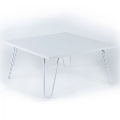 COFFEE TABLE SILLIA HM9180.02 WHITE 60x60x29Y cm.