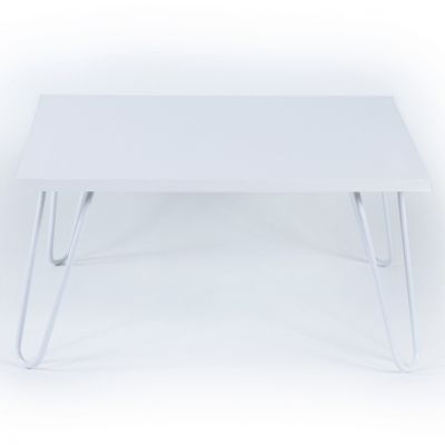 COFFEE TABLE SILLIA HM9180.02 WHITE 60x60x29Y cm.