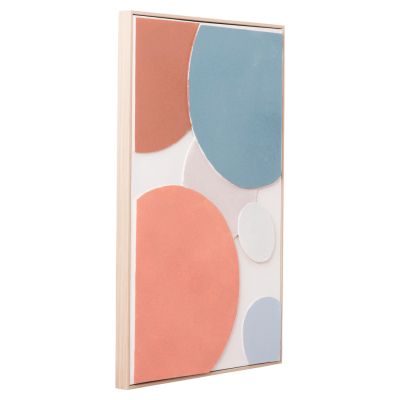 КАРТИНА 3D HM4543.02 С БЕЖОВА PS РАМКА-РЪЧНО ИЗРАБОТЕНИ ФОРМИ 60x4,5Χ90Hcm.