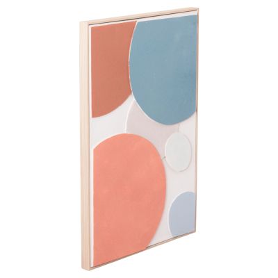 КАРТИНА 3D HM4543.02 С БЕЖОВА PS РАМКА-РЪЧНО ИЗРАБОТЕНИ ФОРМИ 60x4,5Χ90Hcm.