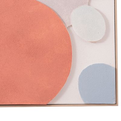 КАРТИНА 3D HM4543.02 С БЕЖОВА PS РАМКА-РЪЧНО ИЗРАБОТЕНИ ФОРМИ 60x4,5Χ90Hcm.