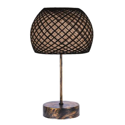 TABLE LAMP HM7666.01, BLACK ROPE, Φ12.5x36