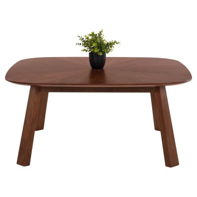COFFEE TABLE RINER HM9738 MDF WITH WALNUT VENEER 100x100x45Hcm.