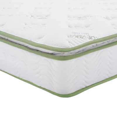 CONTINUOUS SPRING MATTRESS WITH ALOE VERA MATTRESS PAD 160X200 FB9372.16 SINGLE FACE