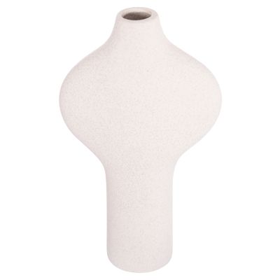CERAMIC TABLE DECOR SERIES ARKEN HM4621.01 OFF WHITE WITH CRYSTALLISATION 18x8x32Hcm.