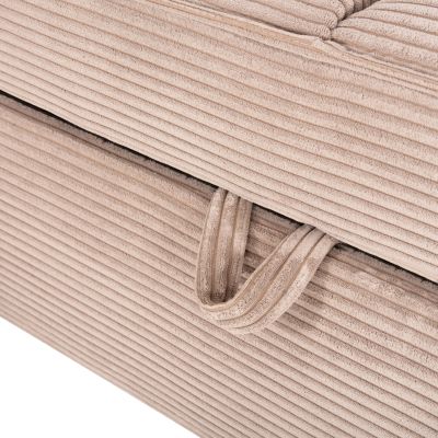 ЪГЛОВ (ЛЯВ) РАЗТЕГАТЕЛ С МЯСТО ЗА СЪХРАНЕНИЕ ALDO HM3276.01L БЕЖОВ ДАМАС 256x91-159x87Hcm.