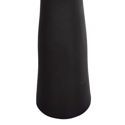 CERAMIC TABLE DECOR SCEPTER HM4636.02 MATTE BLACK Φ18x49Hcm.