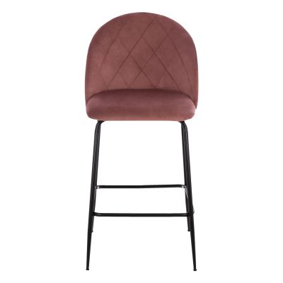 ΣΚΑΜΠΟ ODED ΜΕΣΑΙΟΥ ΥΨΟΥΣ HM8732.12 ΜΕ ΜΕΤΑΛΛΙΑ ΠΟΔΙΑ & ΒΕΛΟΥΔΟ ΣΑΠΙΟ ΜΗΛΟ 45x53x98 ек.