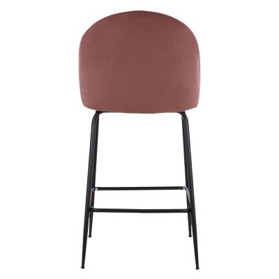 ΣΚΑΜΠΟ ODED ΜΕΣΑΙΟΥ ΥΨΟΥΣ HM8732.12 ΜΕ ΜΕΤΑΛΛΙΑ ΠΟΔΙΑ & ΒΕΛΟΥΔΟ ΣΑΠΙΟ ΜΗΛΟ 45x53x98 ек.