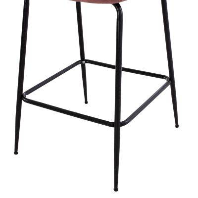 ΣΚΑΜΠΟ ODED ΜΕΣΑΙΟΥ ΥΨΟΥΣ HM8732.12 ΜΕ ΜΕΤΑΛΛΙΑ ΠΟΔΙΑ & ΒΕΛΟΥΔΟ ΣΑΠΙΟ ΜΗΛΟ 45x53x98 ек.