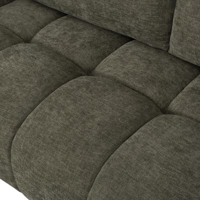 ЪГЛОВ ДИВАН (ЛЯВ) COVEN HM3266.04L ЗЕЛЕН ДАМАС 298x102-208x85Hcm.