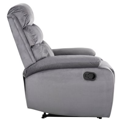 КРЕСЛО RELAX YASUMU HM9783.01 СИВО КАДИФЕ 80x93x100Hcm.