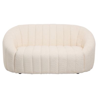 ДИВАН 2 МЕСТА MOBY -ПЛАТ БУКЛЕ ЕКРЮ 148x83x66Hсм.