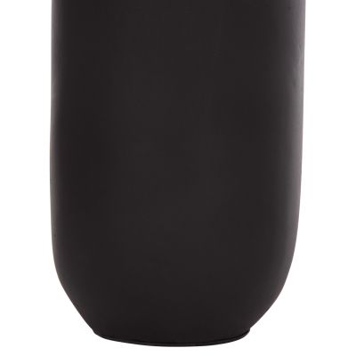 TABLE DECORATIVE VASE CAMMER HM4687.01M TERRACOTA IN BLACK--Φ13x34Hcm.