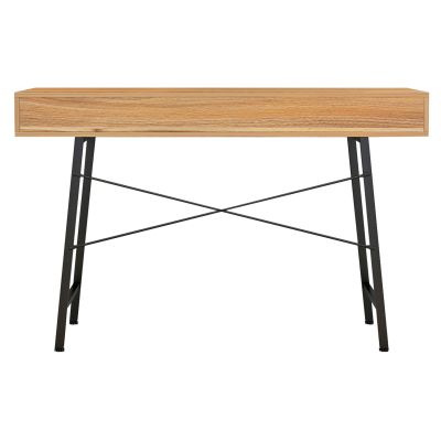 HM2128.03 Бюро, орех-сиво-черно, 120x48x76,5