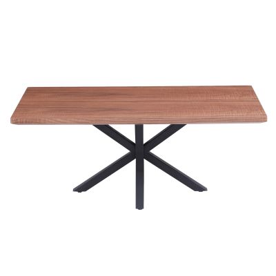 ХОЛНА МАСА HM9470.02 MDF С ФУРНИР ОРЕХ ПЛОТ-ЧЕРНА МЕТАЛНА ОСНОВА 120x60x45.5Hсм.