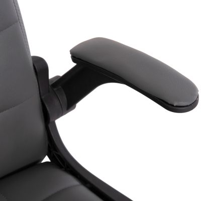 ОФИС СТОЛ PORTIMA HM1197.03 СИВА PVC-ЧЕРНА НАЙЛОНОВА РАМКА И ОСНОВА 69x53x98Hcm.