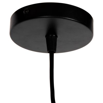 CEILING PENDANT LAMP HM4159.01 BLACK METAL CAP Φ40x116Hcm.