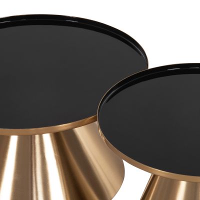 ХОЛНИ МАСИ 2БР LORME HM9923 МЕТАЛНИ В ЧЕРНО И ЗЛАТНО Φ50 & Φ40 см.