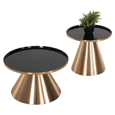 ХОЛНИ МАСИ 2БР LORME HM9923 МЕТАЛНИ В ЧЕРНО И ЗЛАТНО Φ50 & Φ40 см.