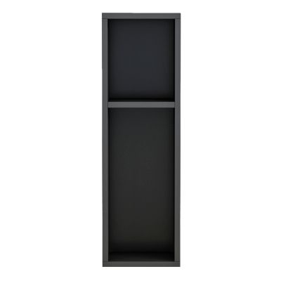 WALL BEDSIDE STAND BONEN HM9070.20 MELAMINE IN GREY 20x15x65Hcm.