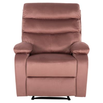 КРЕСЛО RELAX YASUMU HM9783.02 ПРАШНО РОЗОВО КАДИФЕ 80x93x100Hcm.