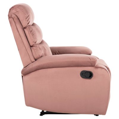 КРЕСЛО RELAX YASUMU HM9783.02 ПРАШНО РОЗОВО КАДИФЕ 80x93x100Hcm.