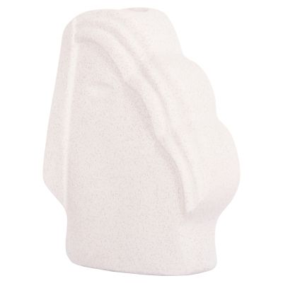 CERAMIC TABLE DECOR HUMANS HM4585 OFF WHITE WITH CRYSTALLISATION 22x5x24.5Hcm.