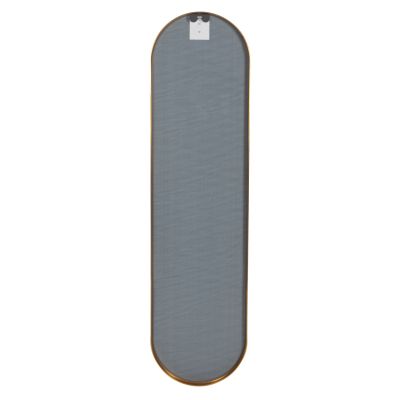 WALL MIRROR HM9581.30 TALL OVAL GOLD ALUMINUM FRAME 38,5x4x149Hcm.