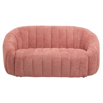 ДИВАН 2-МЕСТЕН MOBY-РОЗОВ ПЛАТ ОТ БУКЛЕ 148x83x66Hсм.