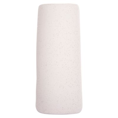 CERAMIC TABLE DECOR ELLIPTO HM4646.01 OFF WHITE WITH CRYSTALLIZATION 18x6.5x14Hcm.