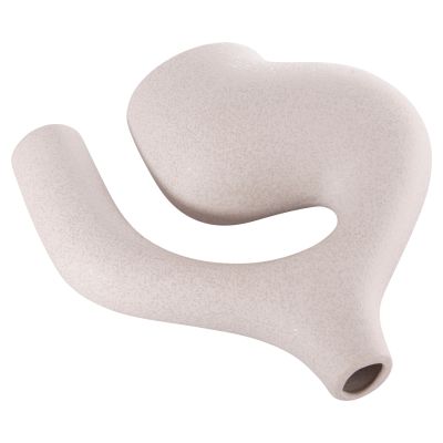 CERAMIC TABLE DECOR ISIL HM4597.01 OFF WHITE WITH CRYSTALLIZATION 29x11x29Hcm.