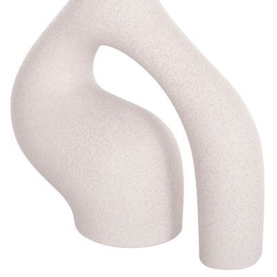 CERAMIC TABLE DECOR ISIL HM4597.01 OFF WHITE WITH CRYSTALLIZATION 29x11x29Hcm.