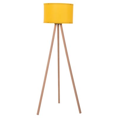 FLOOR LAMP IN ECRU AND YELLOW HM7272.15 Φ38x145cm.