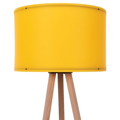 FLOOR LAMP IN ECRU AND YELLOW HM7272.15 Φ38x145cm.
