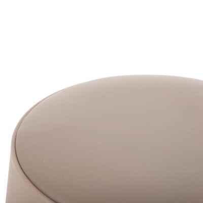 ТАБУРЕТКА DENTY HM9619.04 ПОЛИПРОПИЛЕН В КАПУЧИНО-PU СЕДАЛКА В КАПУЧИНО Φ30x47.5Hcm.