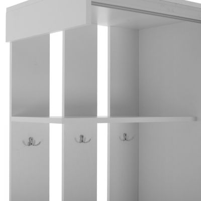 ΕΠΙΠΛΟ ΕΙΣΟΔΟΥ ΜΕ ΣΡΟΜΕΝΗ ΝΤΟΥΛΑΠΑ Κ ΚΑΘΡΕΦΤΗ DULCE ΛΕΥΚΟ HM2424.03 118x45x210 ε κ.