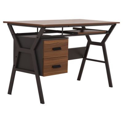 Бюро HM2130.03, сиво-орех, 120X60X76