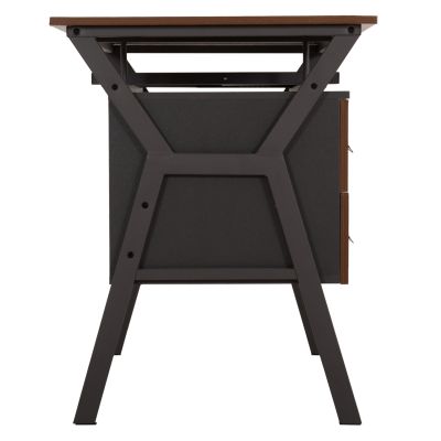 Бюро HM2130.03, сиво-орех, 120X60X76